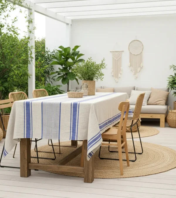 French Style Linen Tablecloth