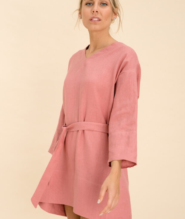 Maternity Short Linen Dress
