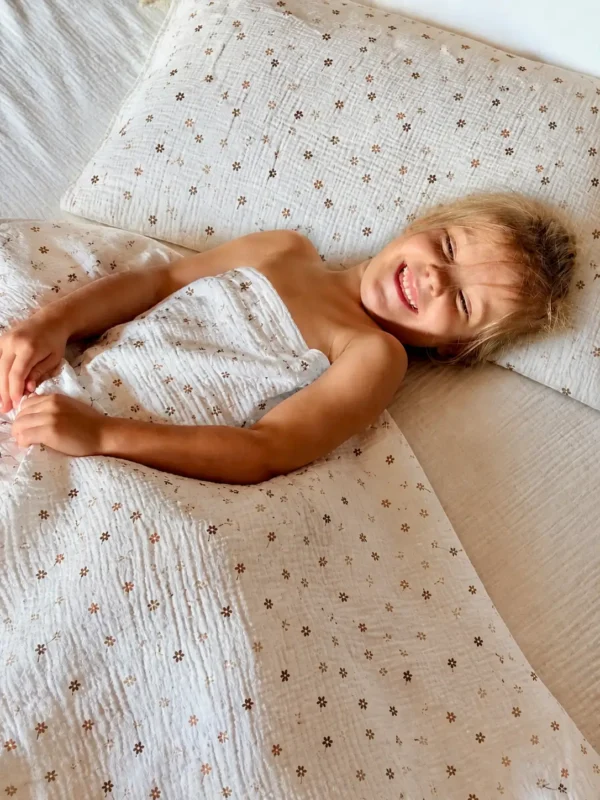 Muslin Swaddle Blanket – Flowers