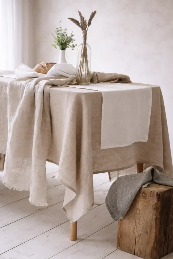 Linen Tablecloth. Various colors.
